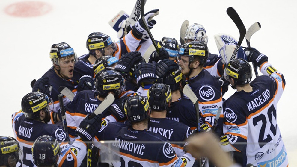 Košická radosť po výhre nad Banskou Bystricou.