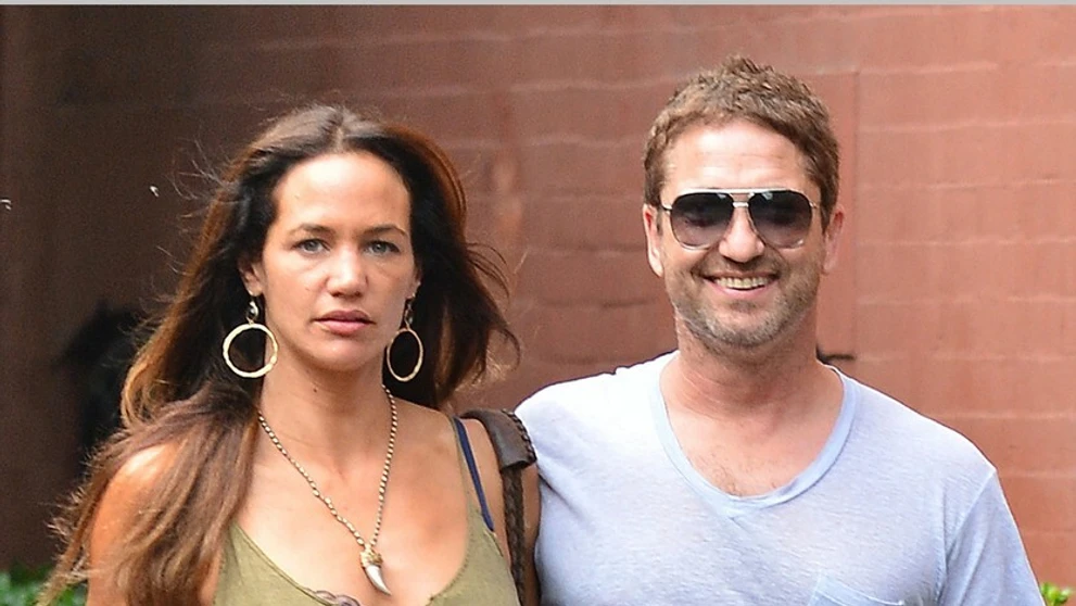 Gerard Butler a jeho terajšia priateľka Morgan Brown.