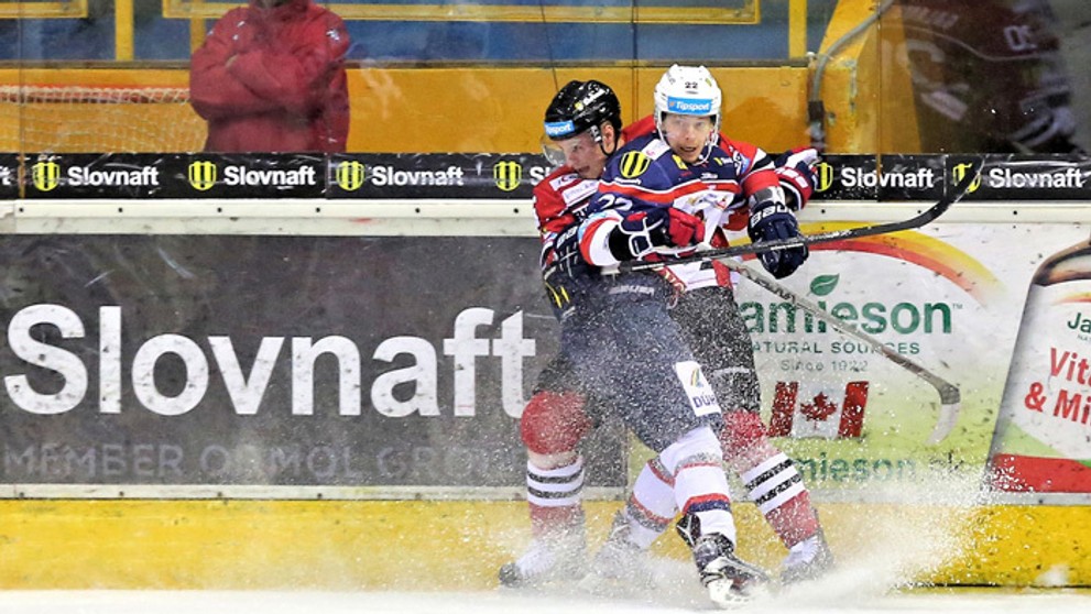 Zo zápasu Zvolen - Banská Bystrica.