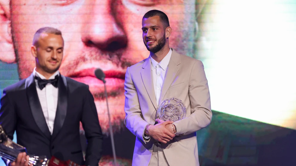 Druhé miesto v ankete Futbalista roka 2023 obsadil David Hancko.