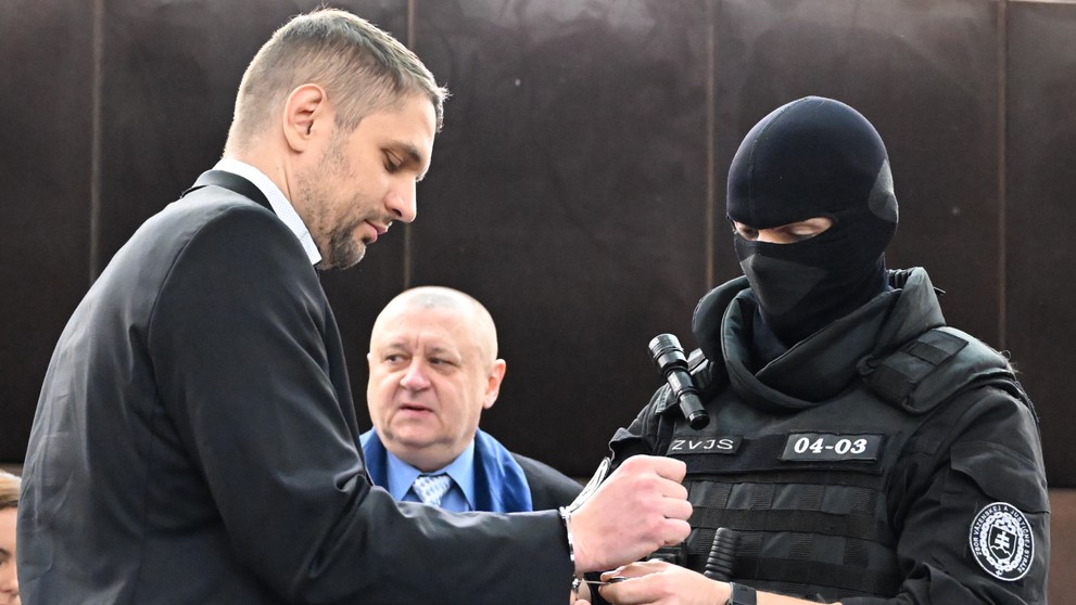 Na snímke obžalovaný Adam Puškár.