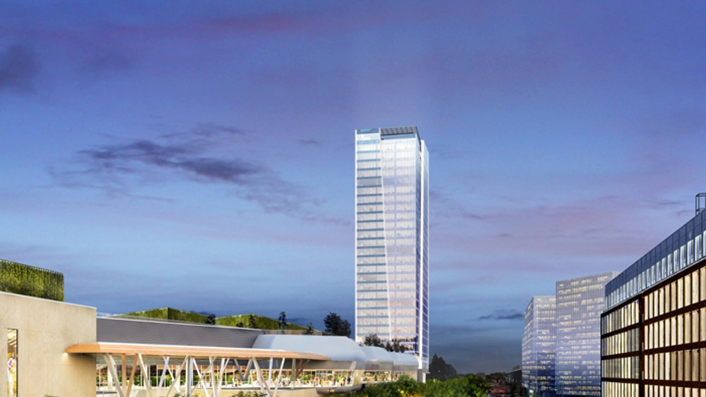 Pohľad na bulvár po rekonštrukcii autobusovej stanice Mlynské Nivy.