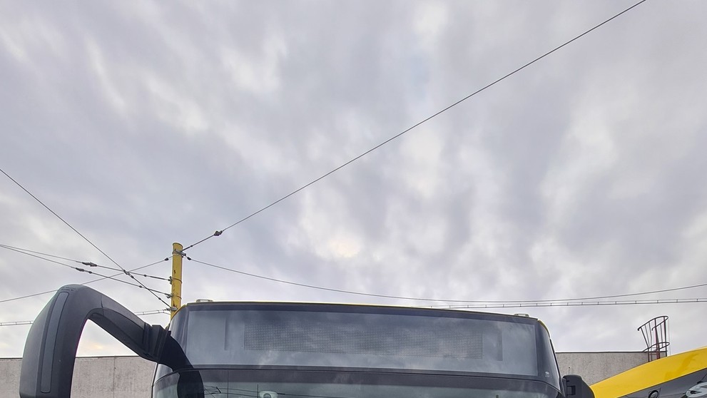 Autobus MHD v Košiciach.