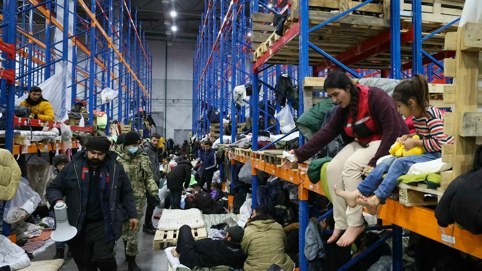 Migranti na poľsko-bieloruskej hranici