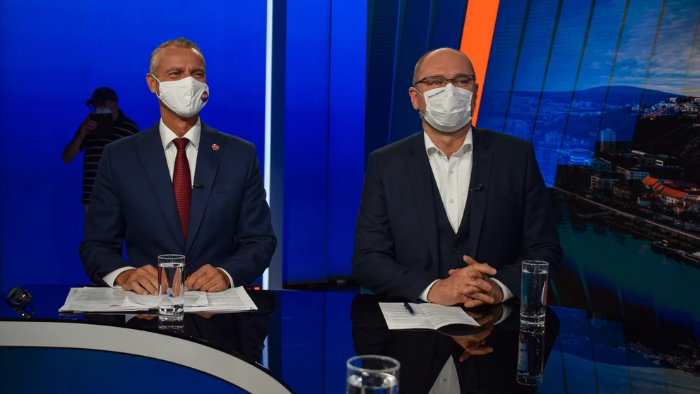 Richard Raši a Richard Sulík v Na telo.