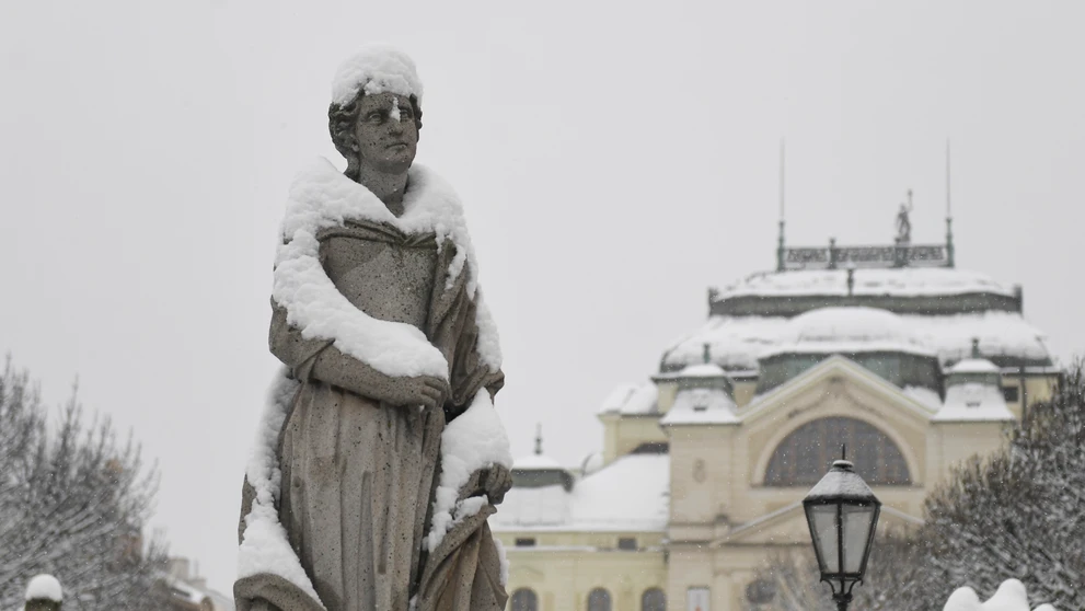 Zasnežené Košice