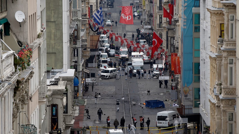 Samovražedný útok v Istanbule