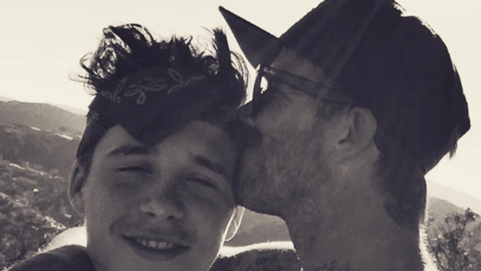 Otec David Beckham. 