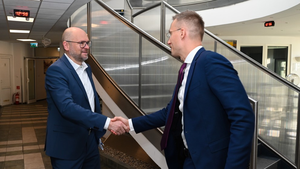 Richard Sulík pred nakrúcaním.