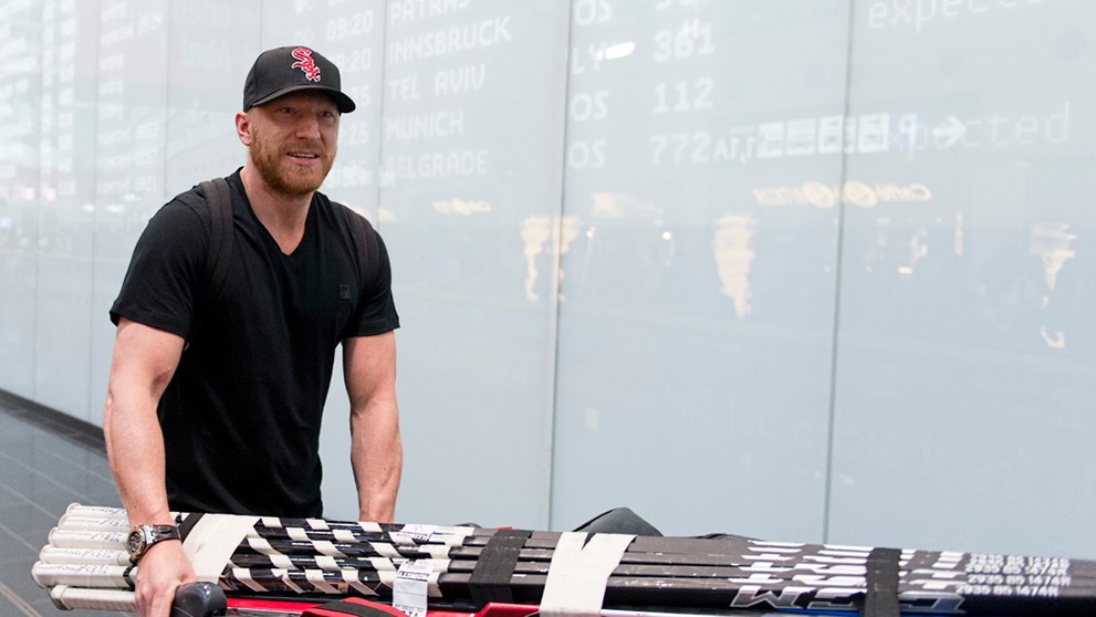 Marián Hossa na Slovensku.