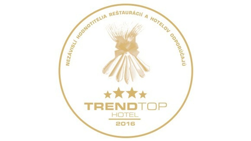 Ocenenie Tredn top hotel 2016.