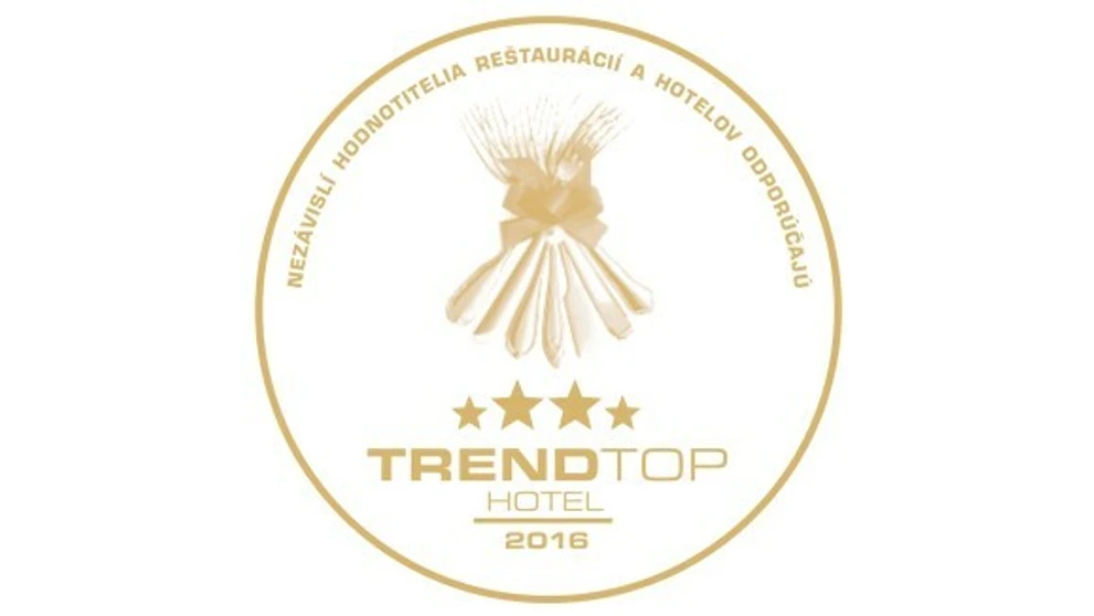 Ocenenie Tredn top hotel 2016.