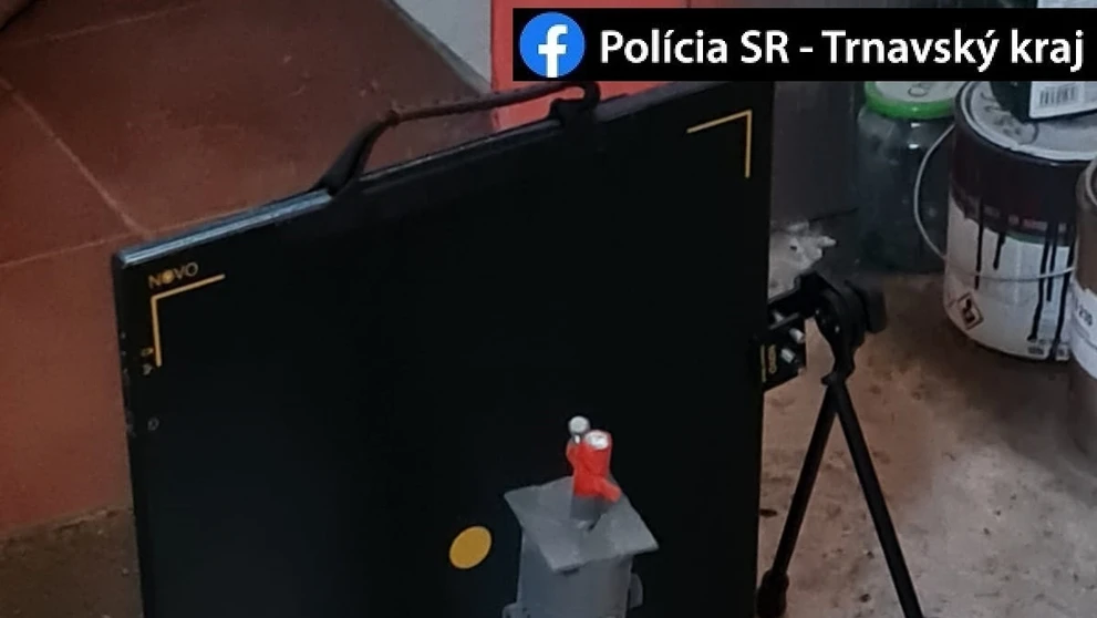Podomácky vyrobený výbušný systém.