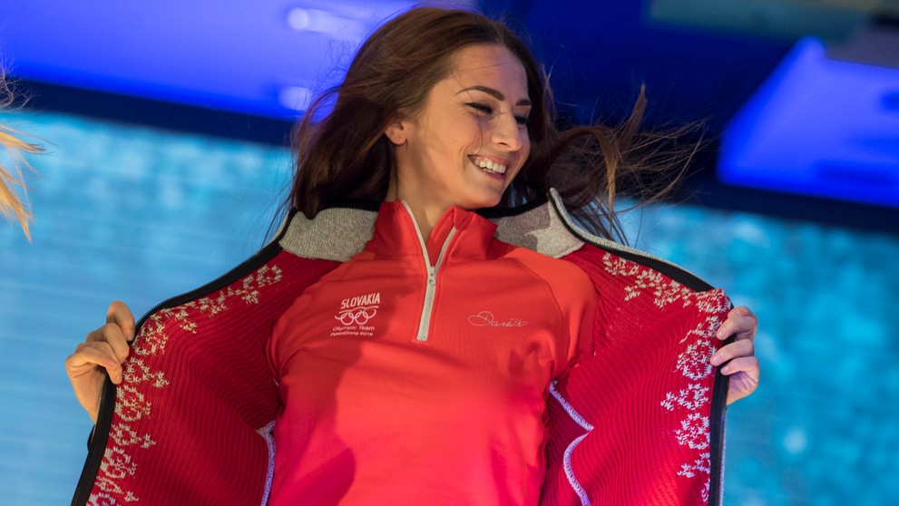 Prezentácia oficiálneho oblečenia slovenskej výpravy na ZOH 2018 v Pjongčangu. 