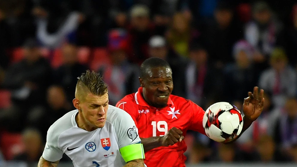 Fanúšikovia Slovenska počas kvalifikačného zápasu.