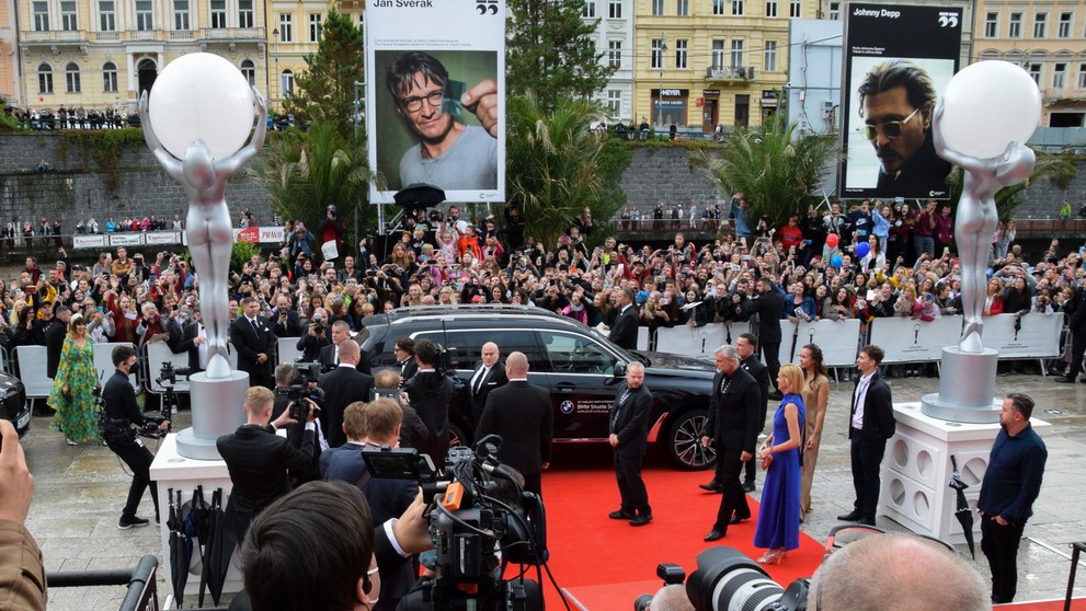 Johnny Depp na MFF KV.