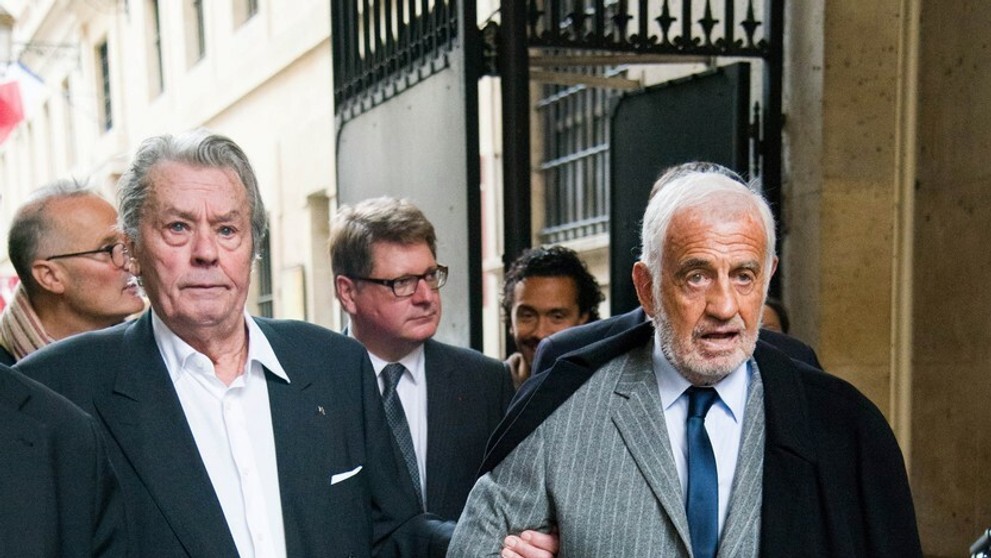 Alain Delon a Jean-Paul Belmondo v Paríži