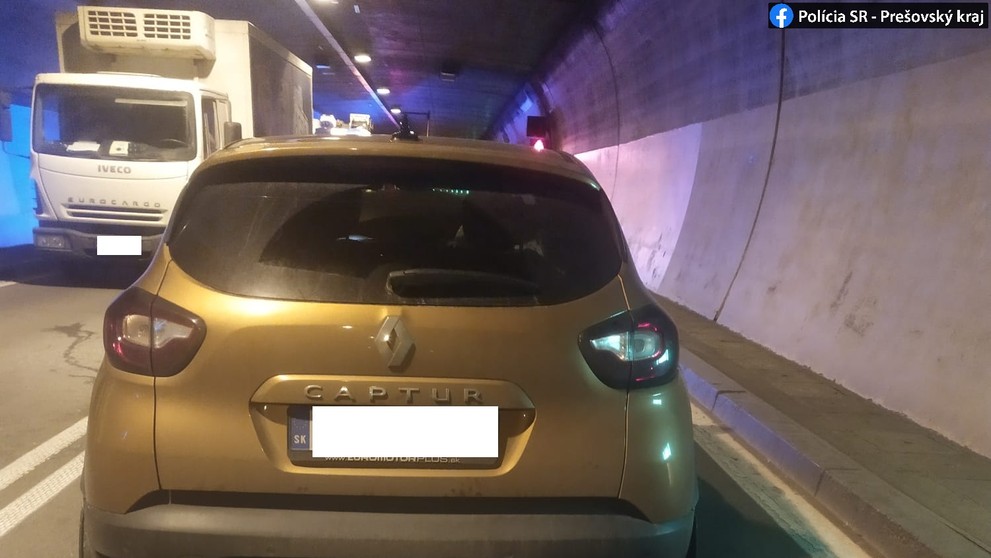 Nehoda v tuneli Branisko