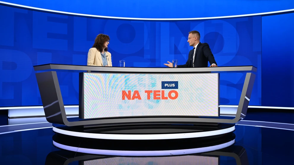 Na telo PLUS s Luciou Žitňanskou.