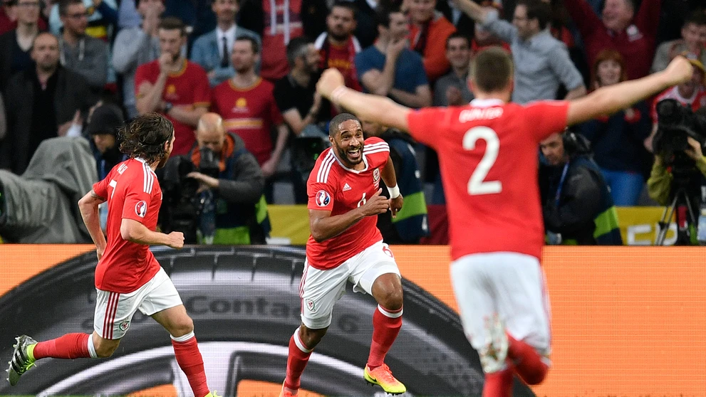 Snímky zo zápasu Belgicko - Wales