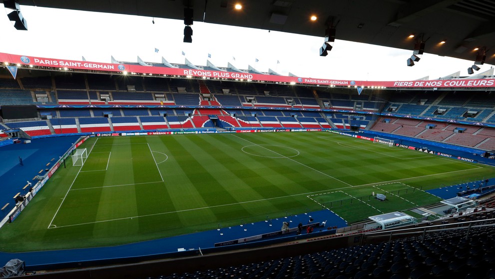 Na archívnej snímke štadión Park princov v Paríži.