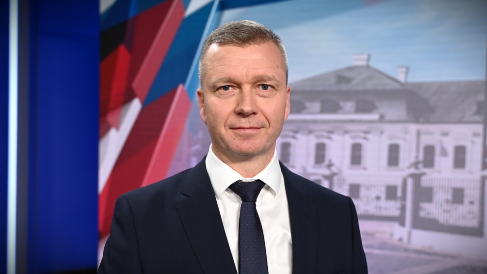 Krisztián Forró v prvej predvolebnej diskusii.