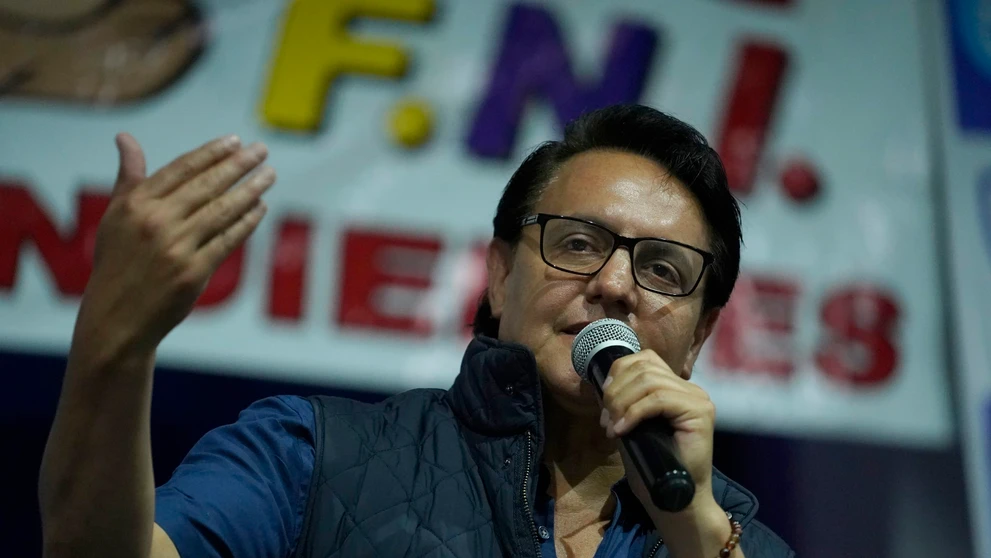 Kandidát na ekvádorského prezidenta Fernando Villavicencio.