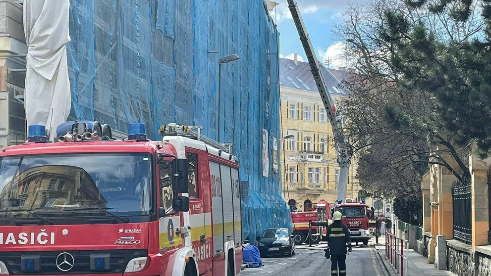Na bratislavských Palisádach zasahovali hasiči.