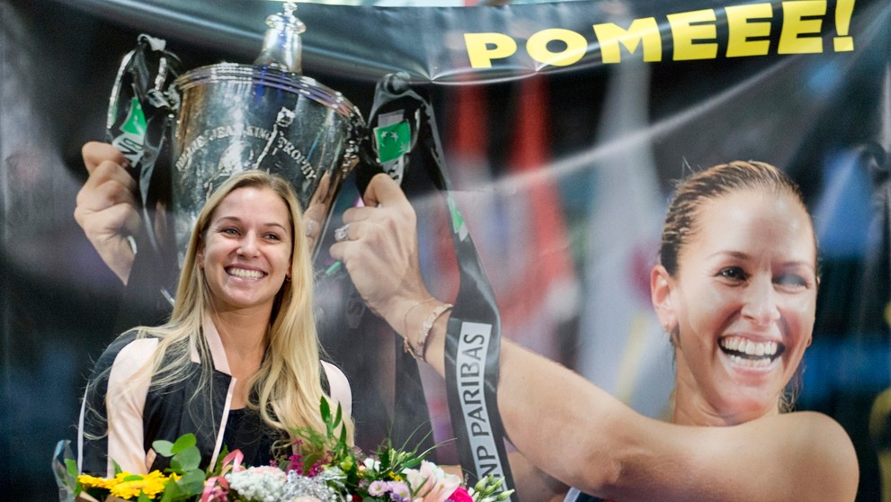 Dominika Cibulková je doma.