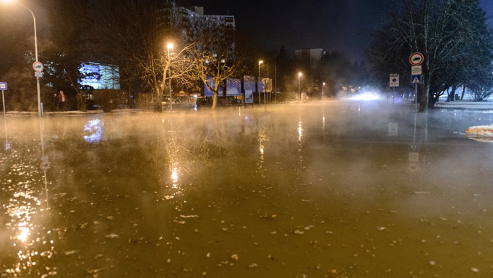 Zaplavená Nitra.