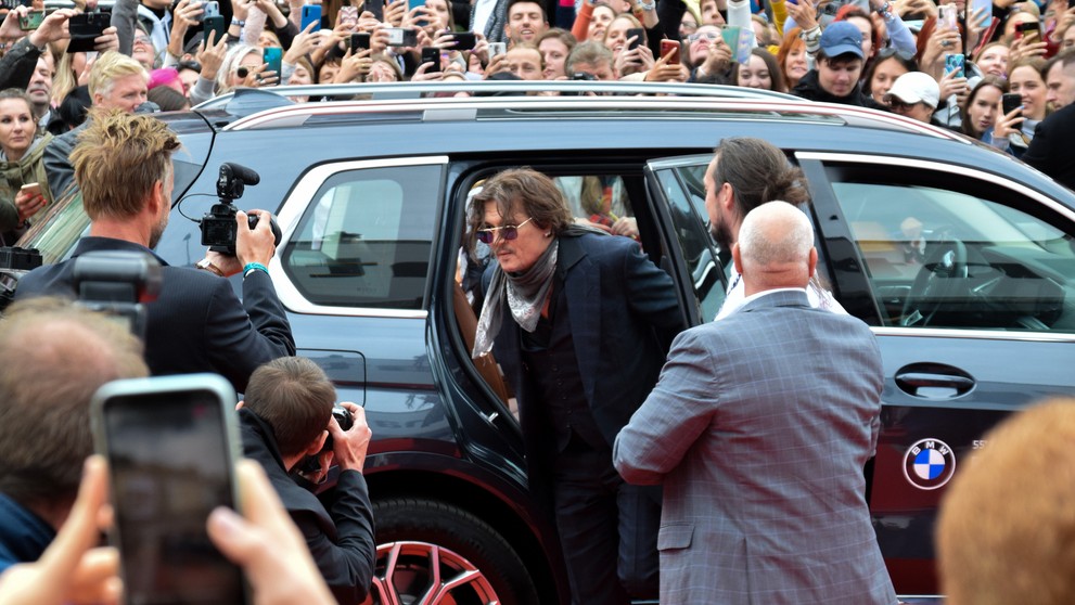 Johnny Depp na MFF KV