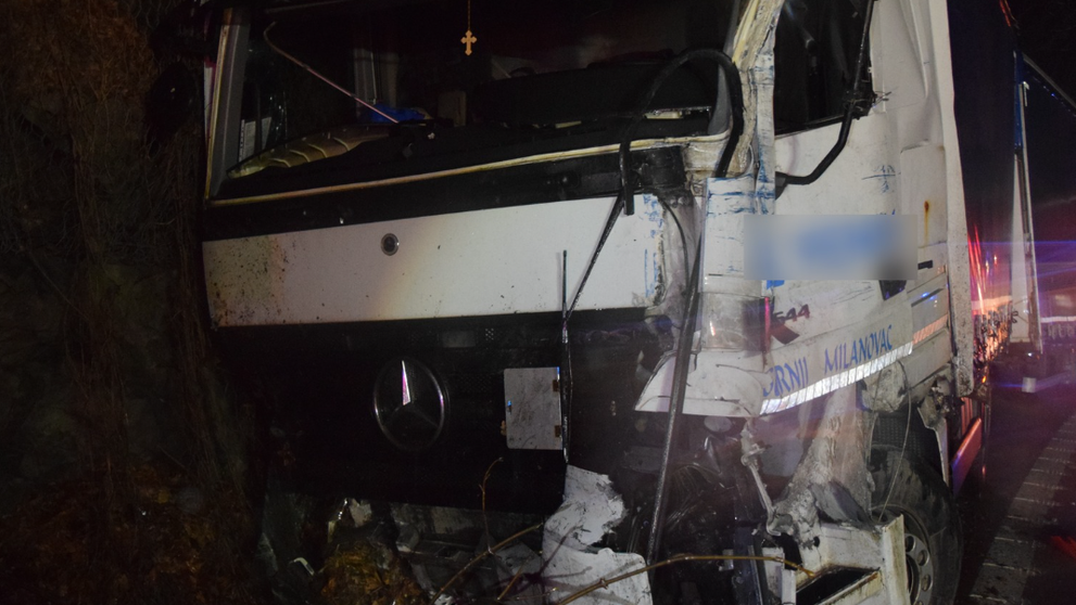 Nehoda pod Strečnom.