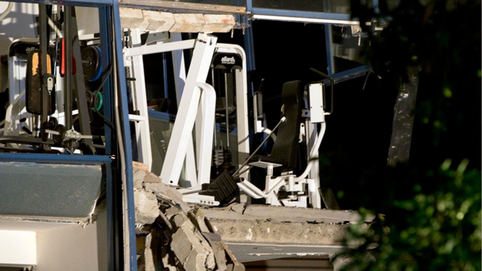 Výbuch v meste Chimay.