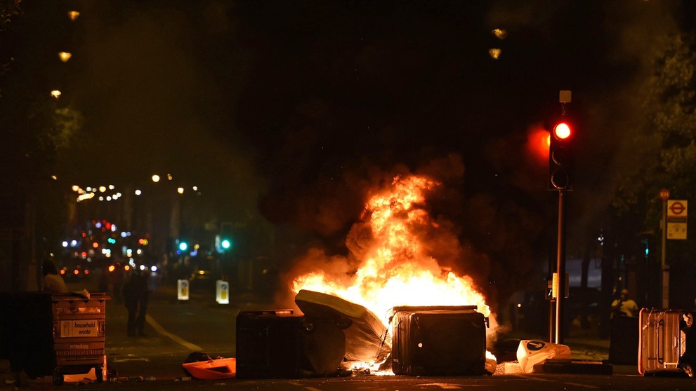 Protest v Londýne
