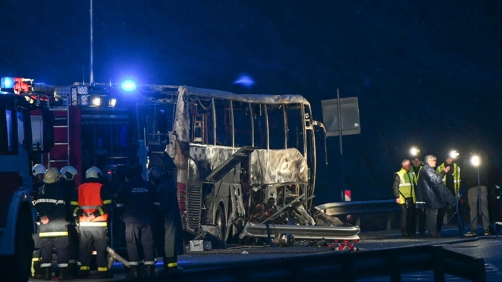 Havária autobusu v Bulharsku