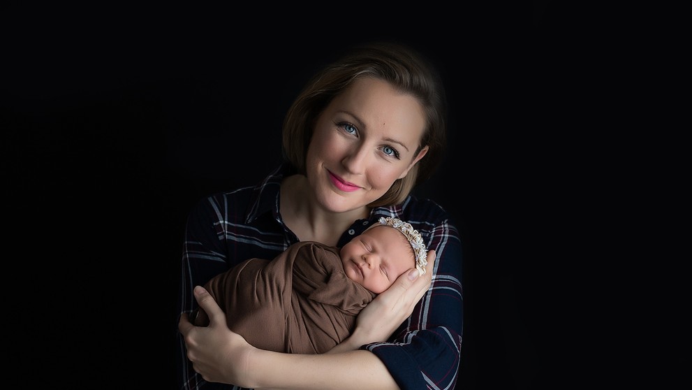 Daniela Šencová s rodinkou