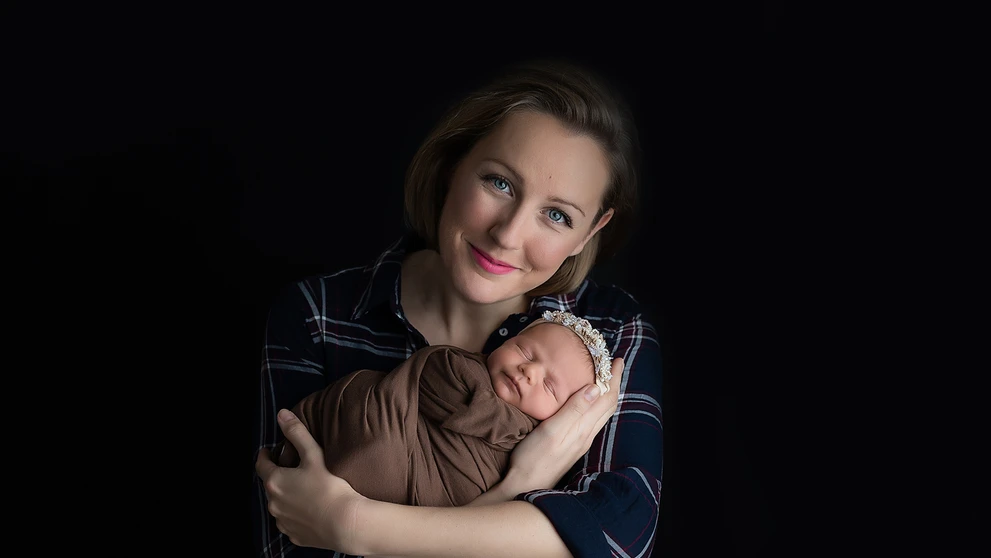 Daniela Šencová s rodinkou