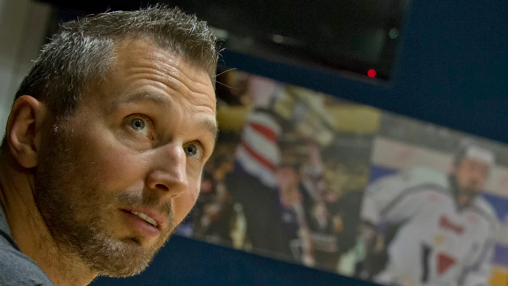 Obranca New York Islanders Ľubomír Višňovský.