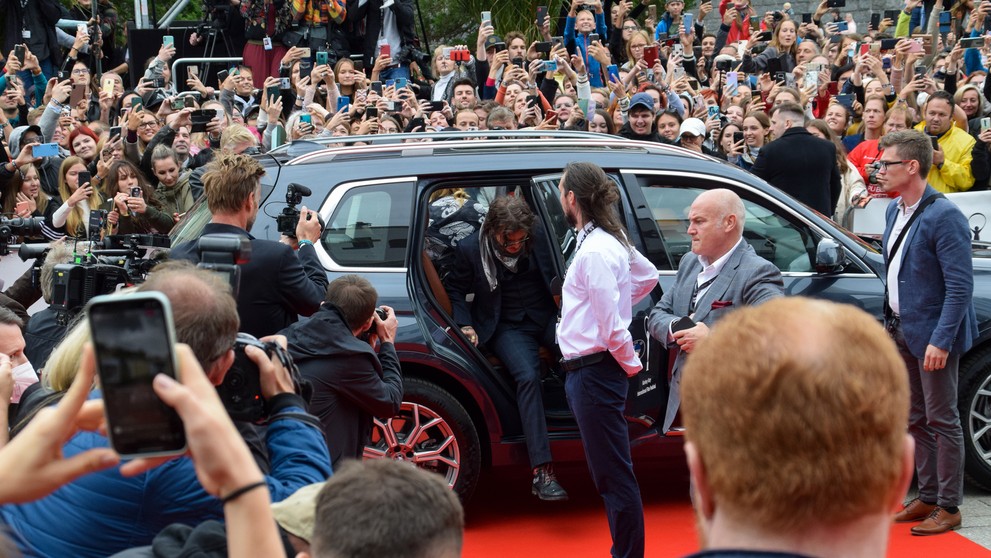 Johnny Depp na MFF KV