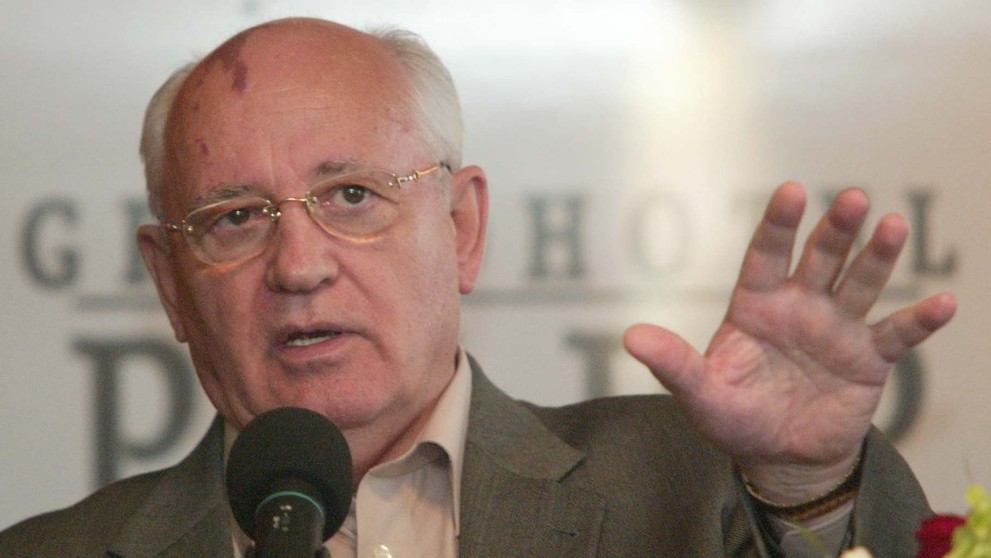 Machail Gorbačov na archívnej snímke.