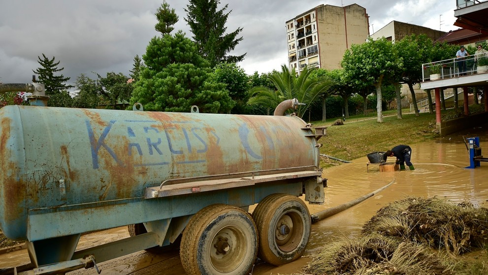 Škody po záplavách v Španielsku.