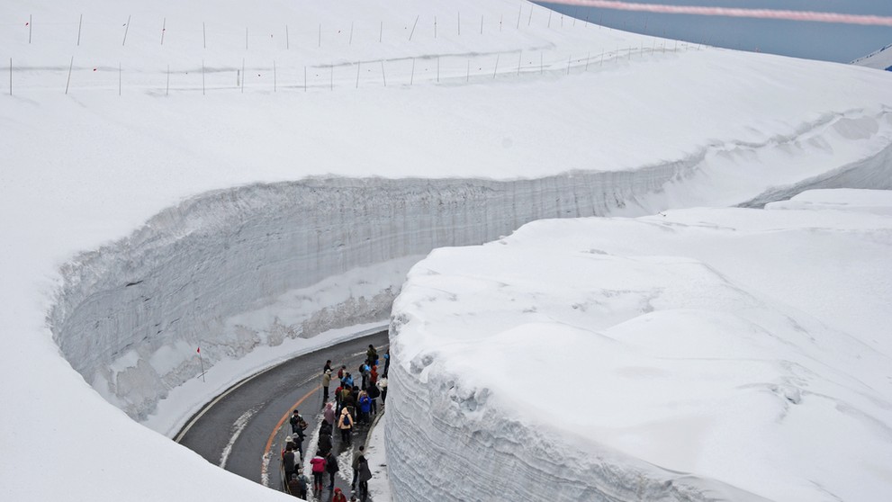 Cesta Tateyama Kurobe v Japonsku