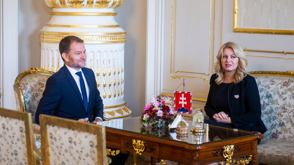 Igor Matovič a Zuzana Čaputová. 