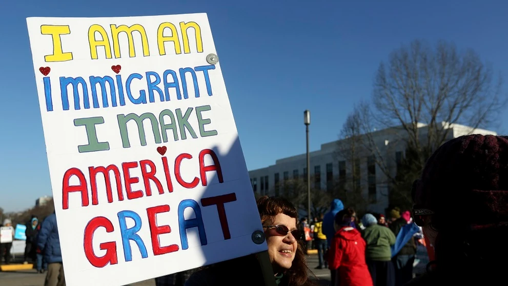 Protesty proti Trumpovi.