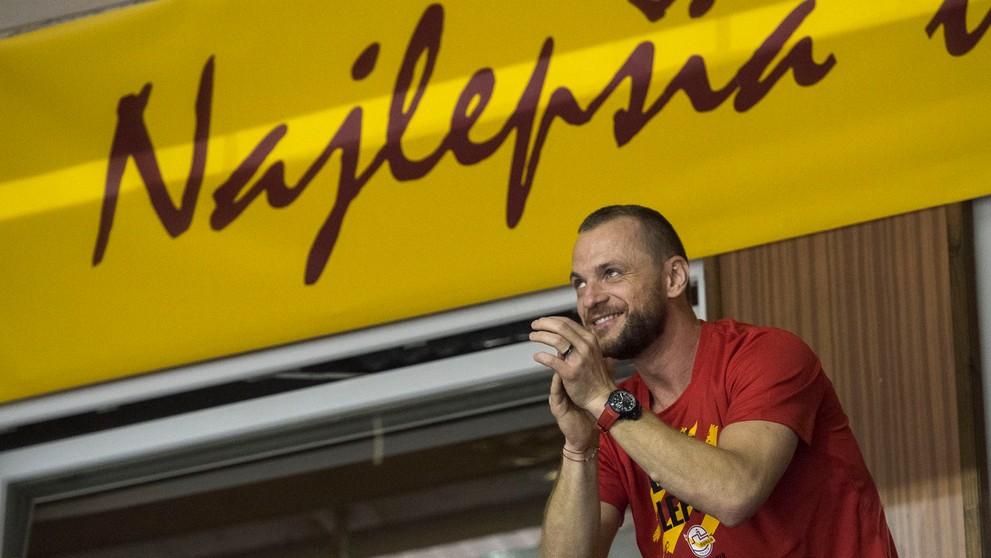 Hokejista Marián Gáborík počas siedmeho zápasu finále.