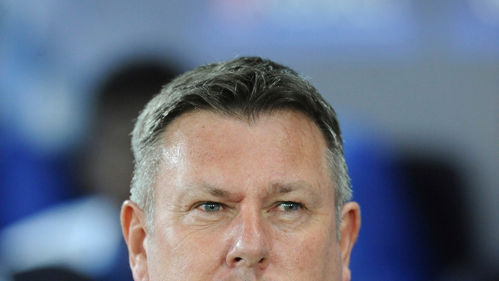 Tréner Leicestru Craig Shakespeare počas odvety osemfinále LM proti Seville.