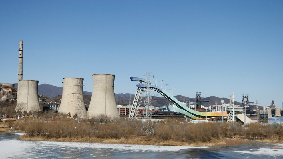 Mostík pre akrobatické disciplíny na ZOH 2022 v Pekingu