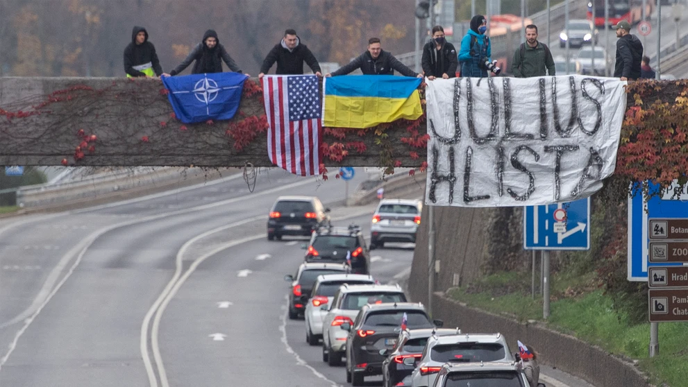 Autoprotest strany Smer-SD v Bratislave