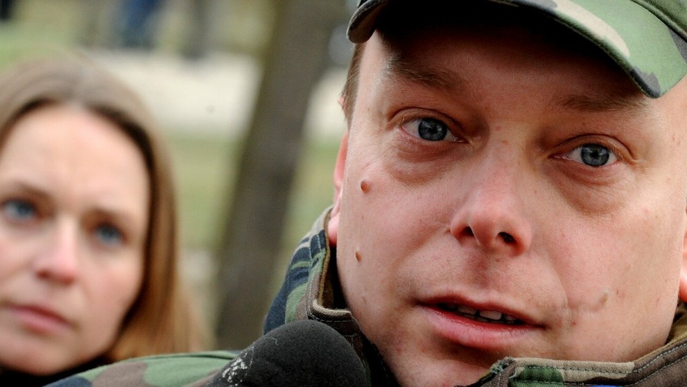 Na snímke nadporučík Martin Farkaš, jediný, čo prežil pád armádneho AN-24.