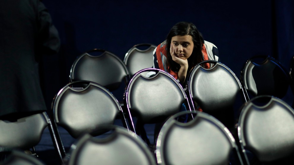 Sklamaná Podporovateľka Hillary Clintonovej.